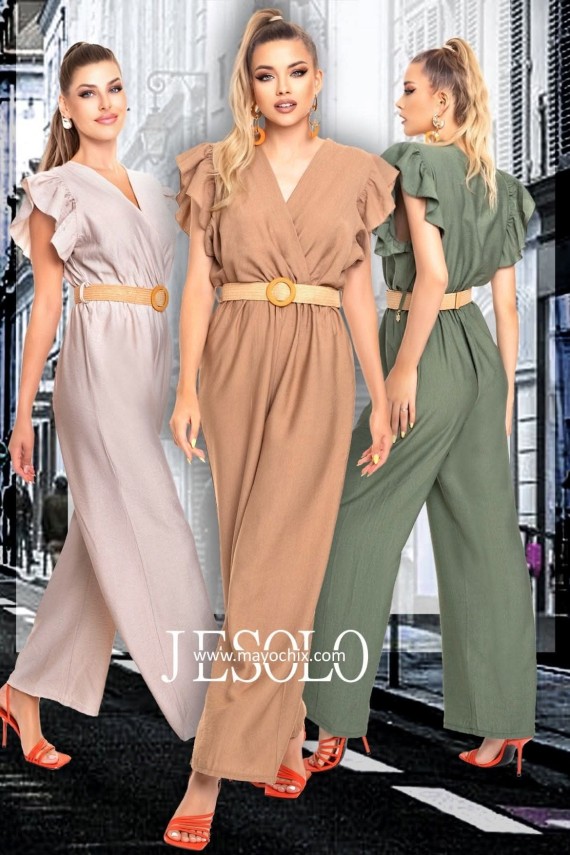 Mayo chix Jesolo overáll khaki színben 