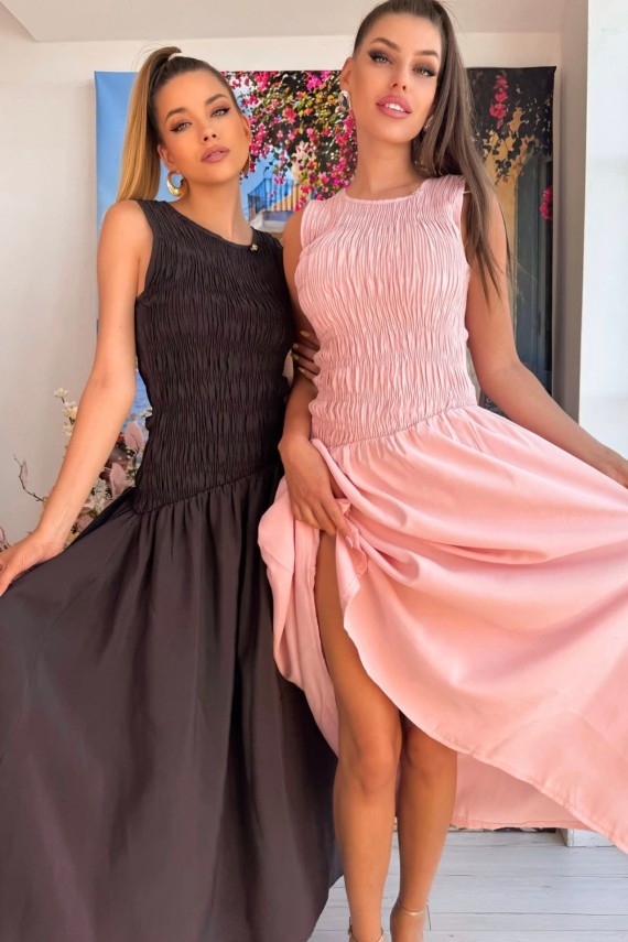 Mayo chix Opera ruha khaki színben 