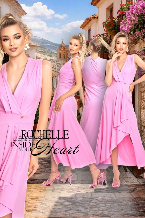 Mayo chix Rochelle ruha rózsaszín színben 