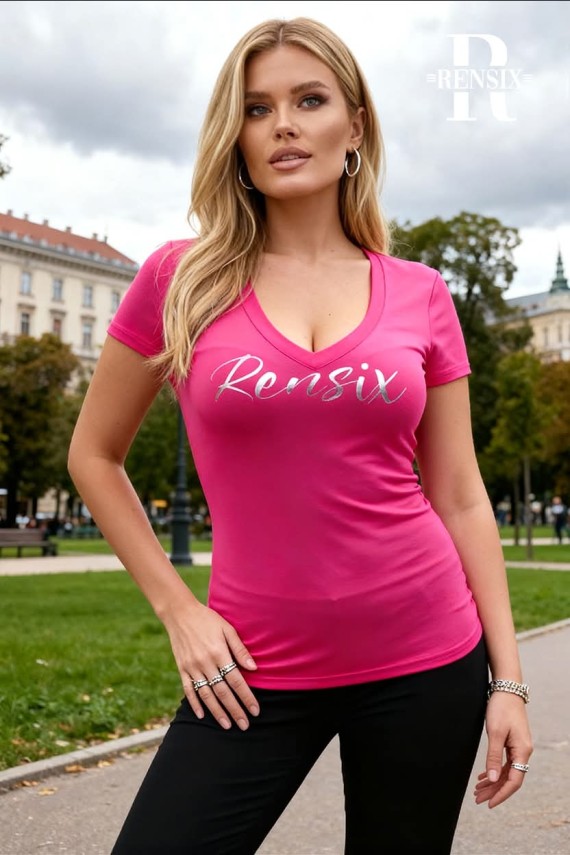 Rensix pamut felső pink    színben 