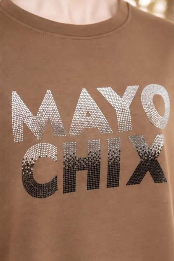 Mayo chix Mody ruha csokibarna,  , bézs, bordó, fekete, padlizsán,  khaki színben 