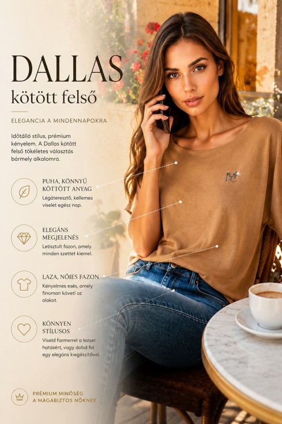 Mayo Chix Dallas kötött pulóver khaki,  pisztácia színben