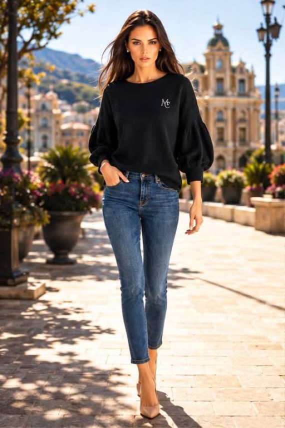 Mayo Chix Beauty kötött pulóver  fekete, púder, barna, bordó  színben