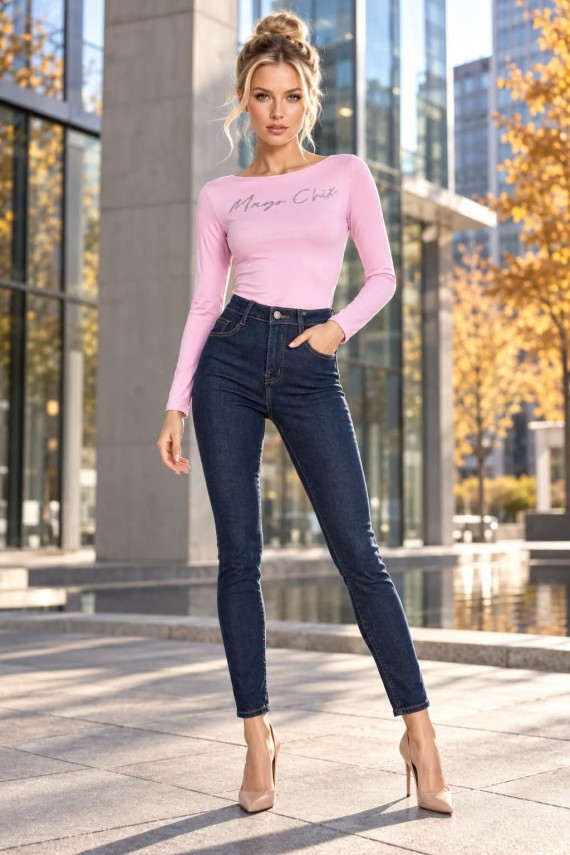Mayo chix Boomerang sötétkék farmer 